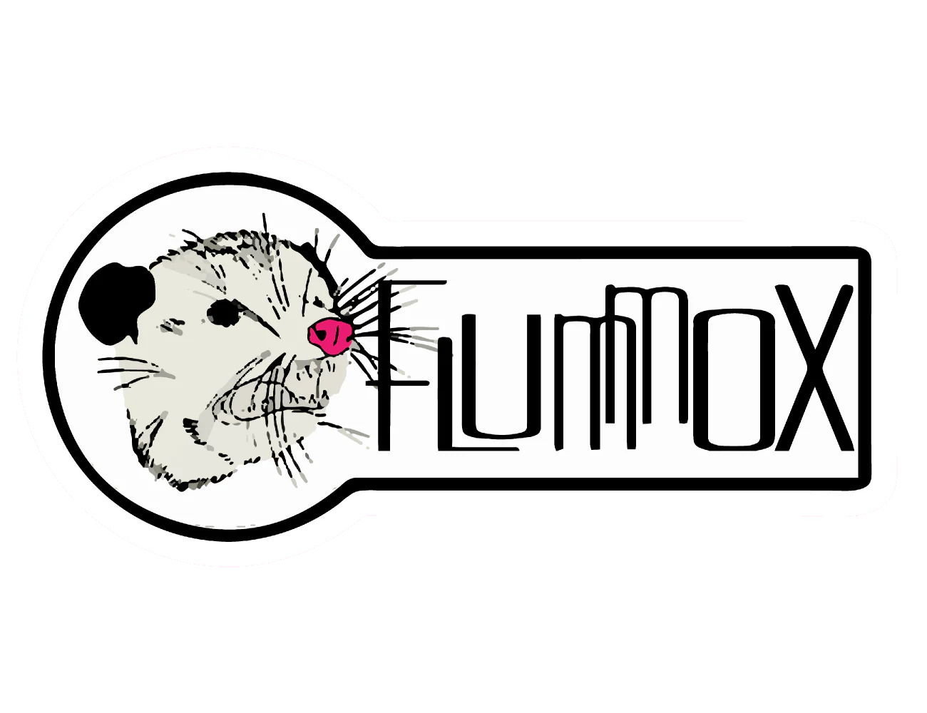 Flummox Possum Sticker