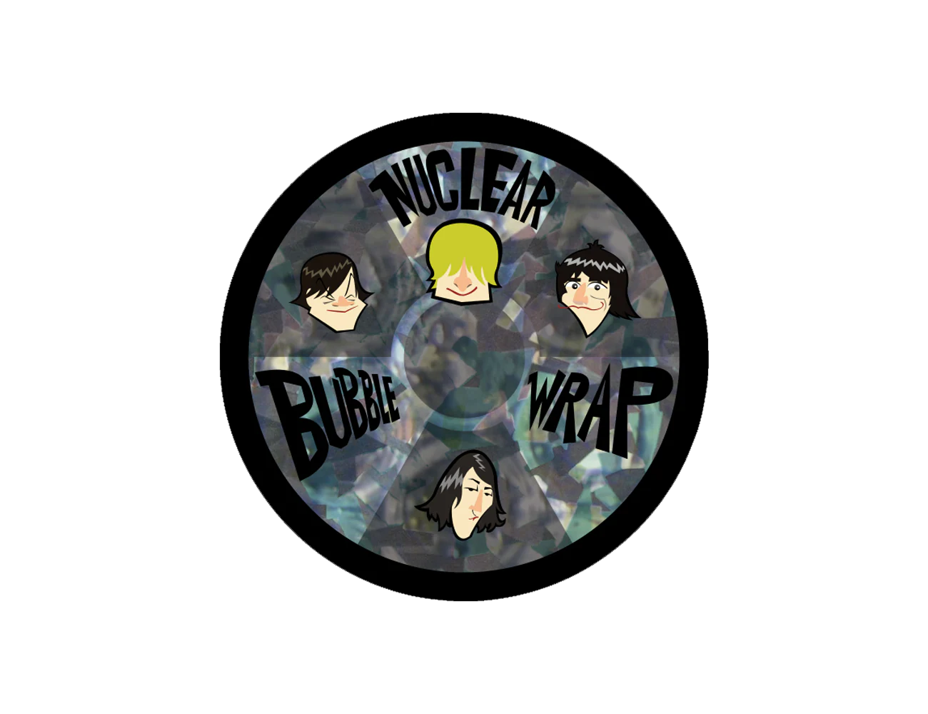 Heady Holo Nuclear Bubble Wrap Sticker