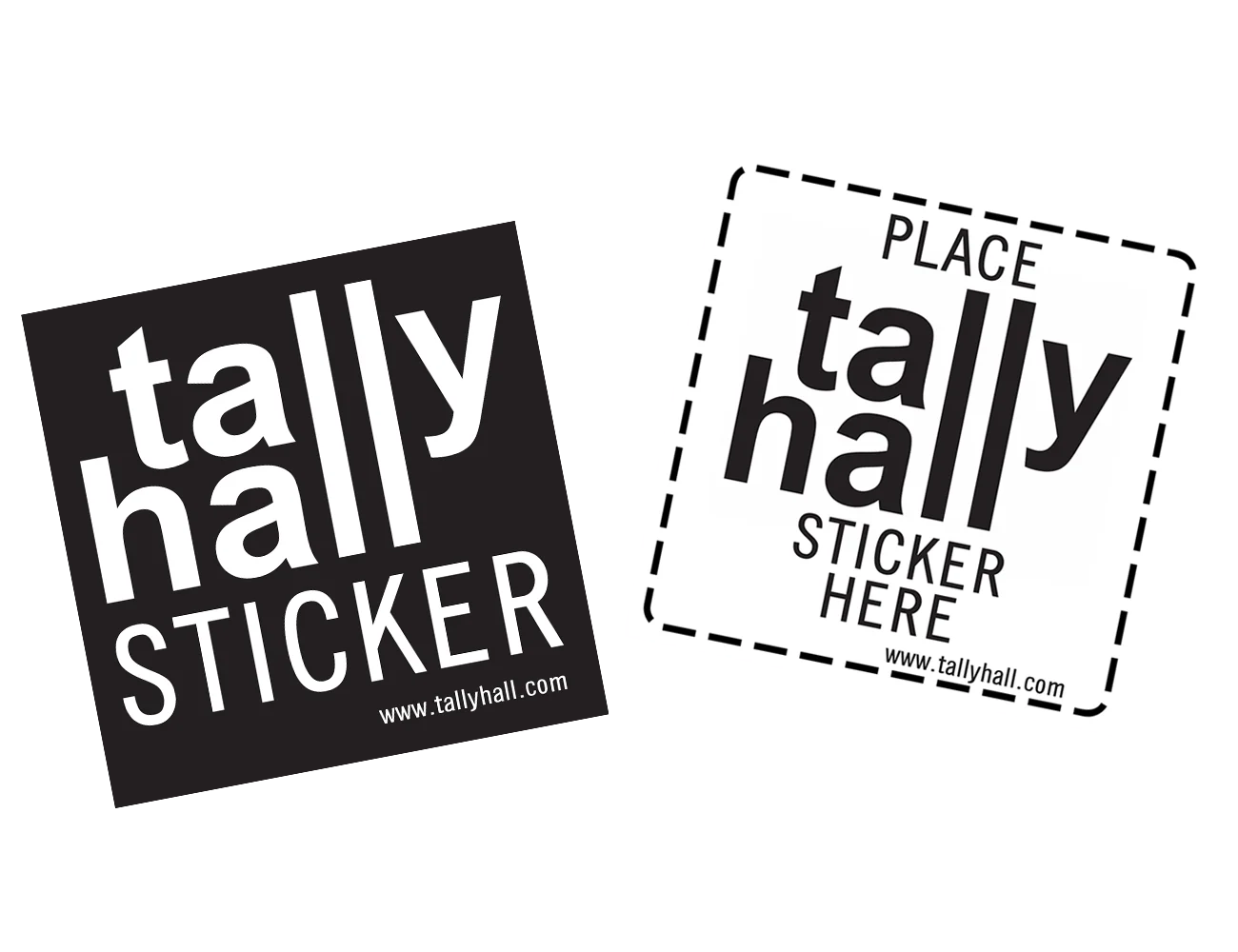 Tally Hall Sticker Dual Sticker Set